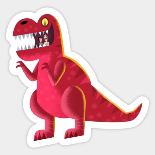 Pee-Rex Sticker